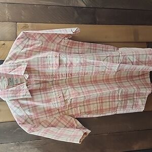 Mens LL Bean short sleeve shirt. Size Med